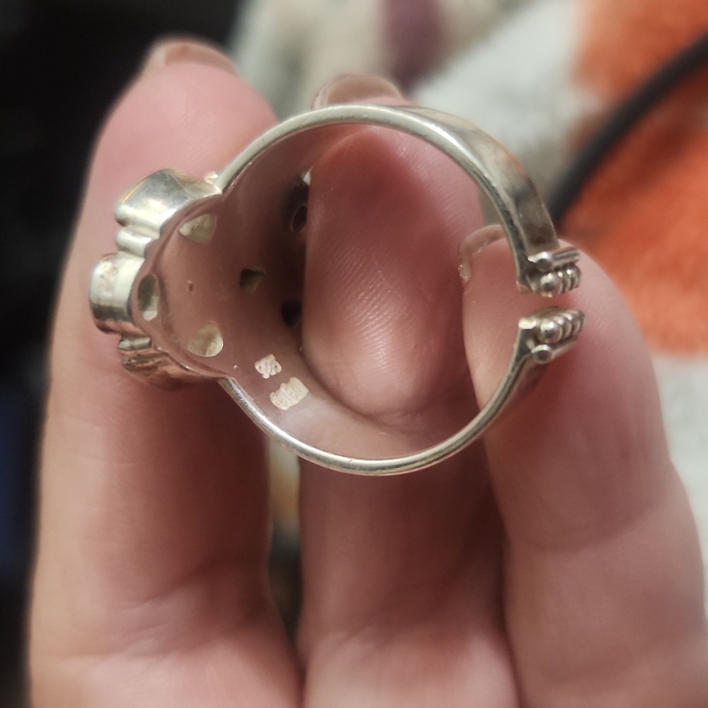 Sajen Designer Moonstone Ruby Peridot Sterling Si… - image 2